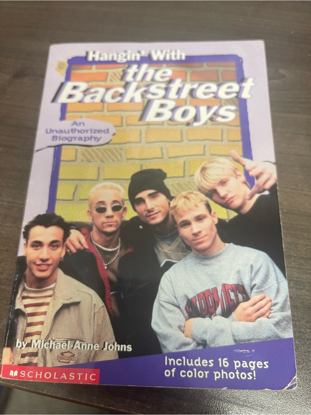 Hangin' With the Backstreet Boys Collectible Vtg Scholastic, 16 Color Pages